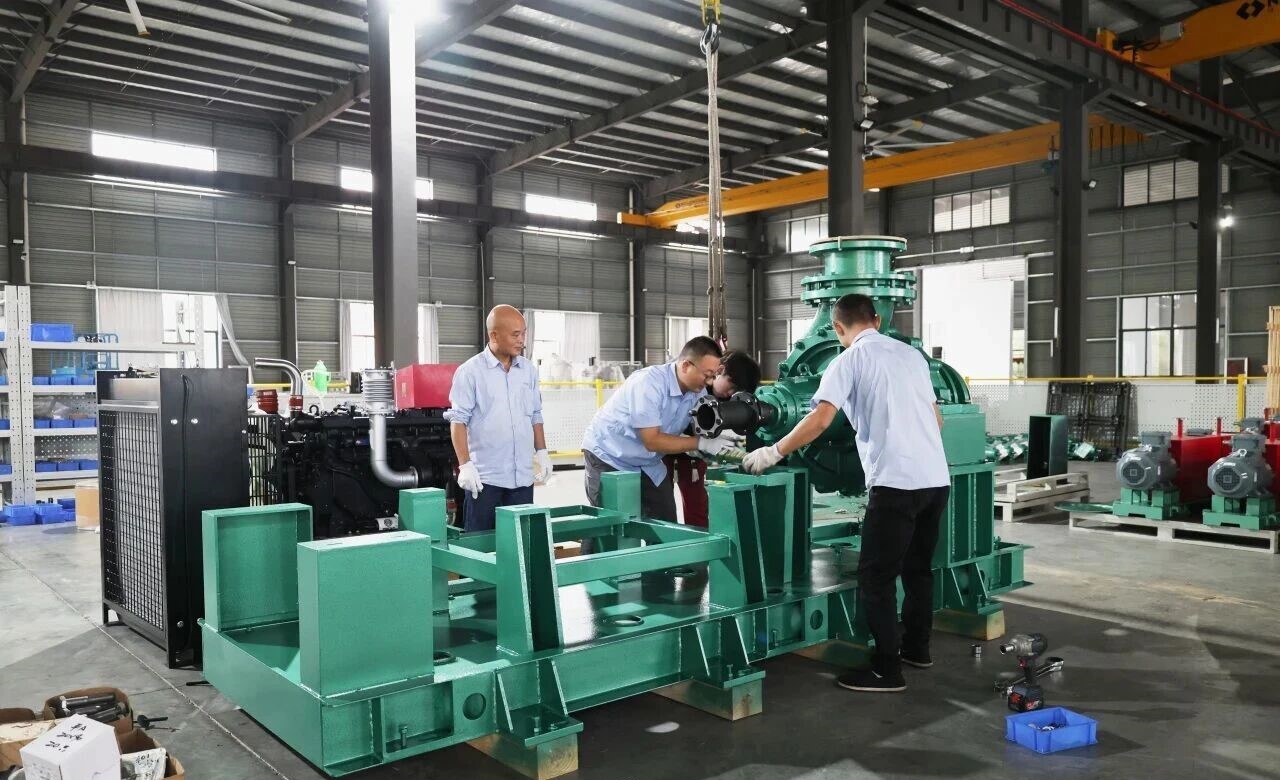 动力澎湃！卧龙泵阀大流量高扬程柴油机驱动化工泵硬核登场！(图2)